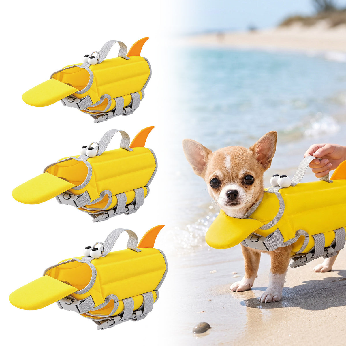 Dog Life Vest Flotation Device