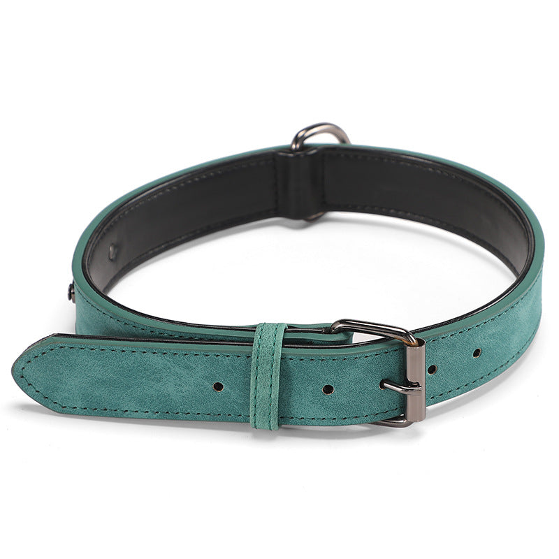 Microfiber Leather Pet ID Tag Collar