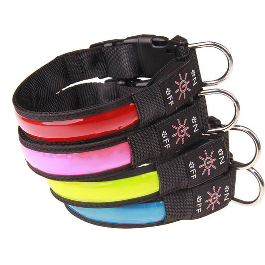 USB Rechargeable Luminous Pet Safety Collar