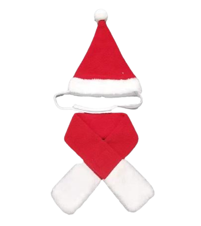 Pet Costume Antlers, Hat and Scarf Set for Dogs and Cats