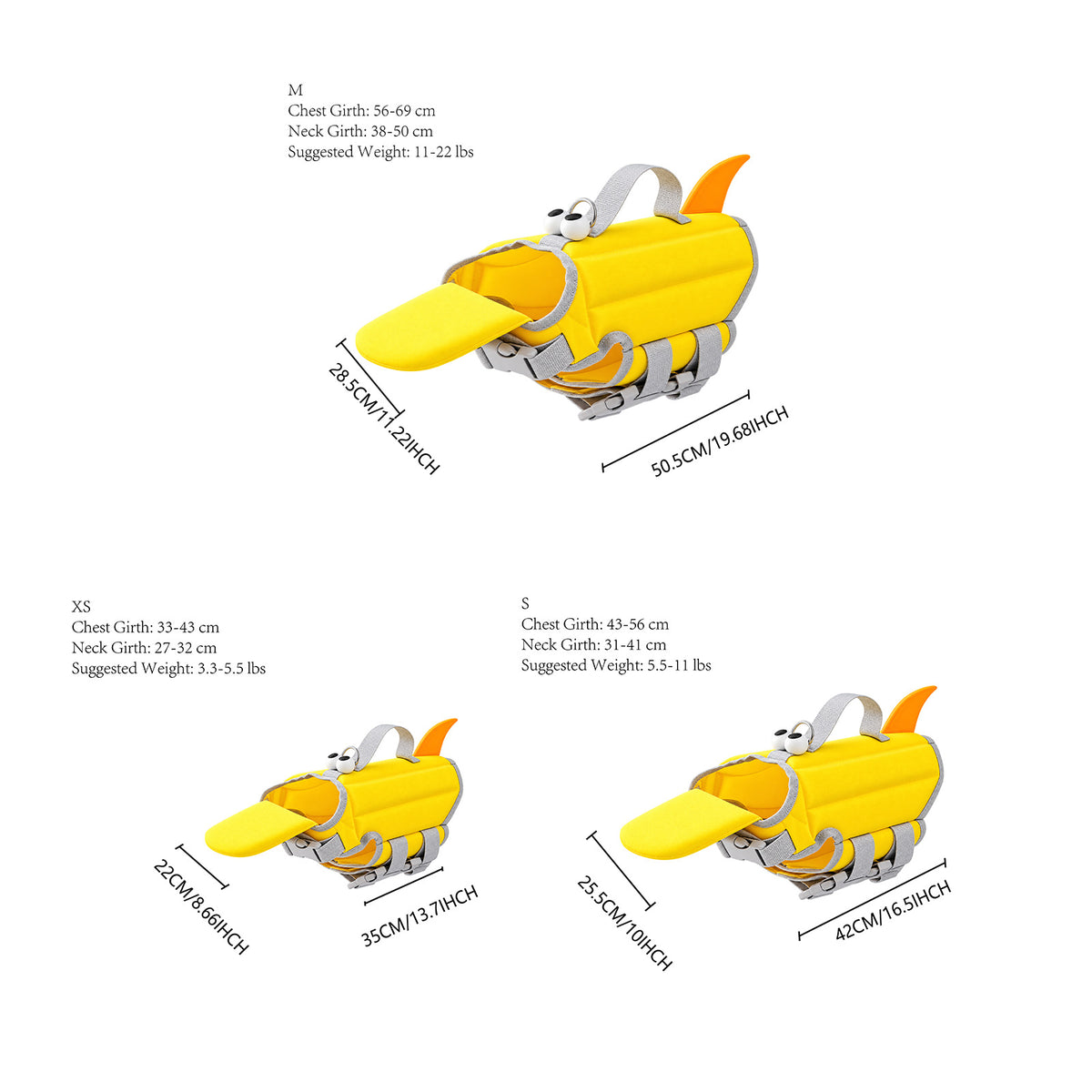 Dog Life Vest Flotation Device
