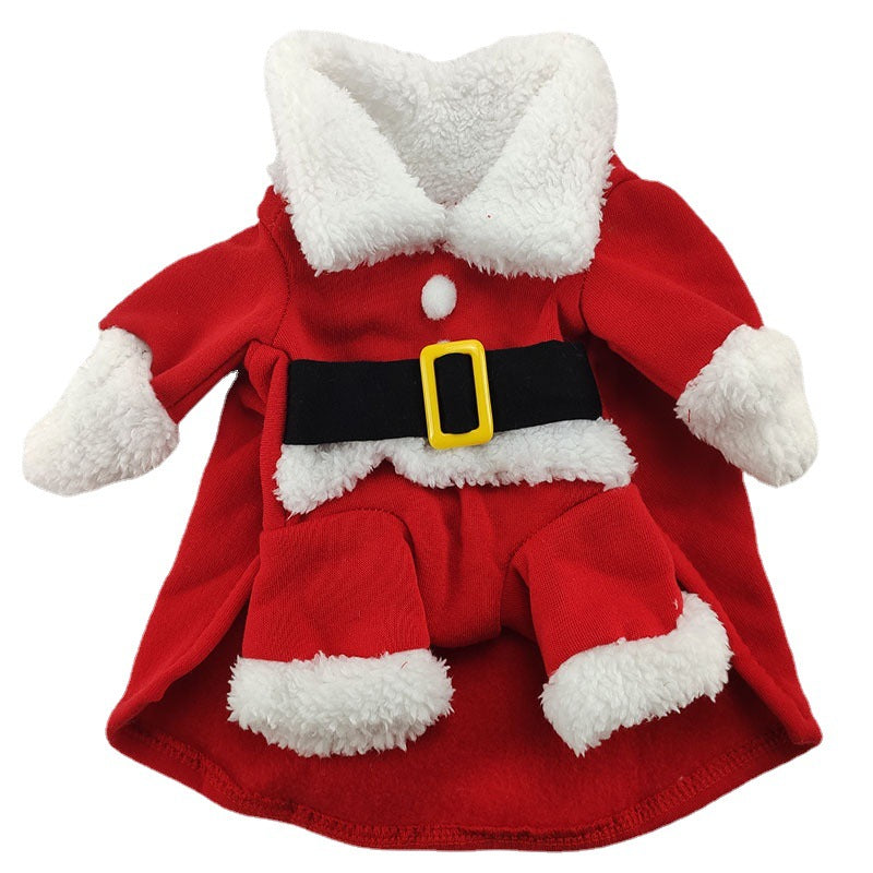 Christmas Santa Costume for Small Pets
