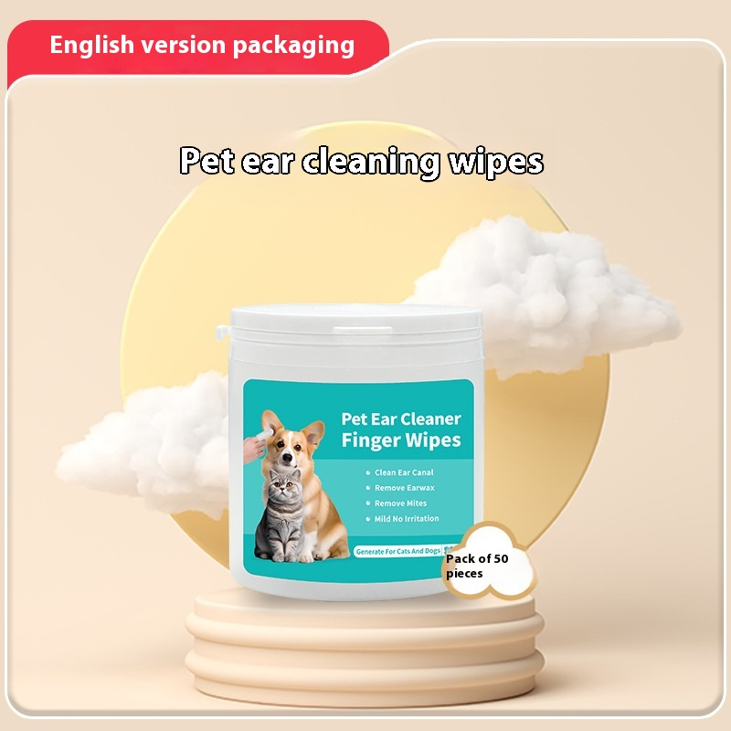 Pet Ear Cleaning Finger Wipes