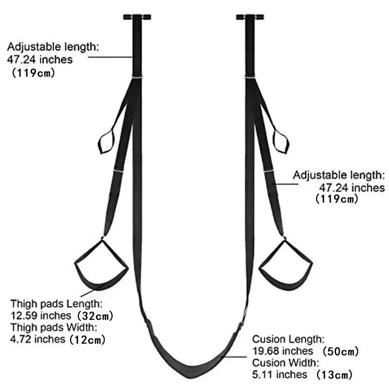 Swing for Door - Women's Joyful Swinging Adult Toy for Couples, Creative Bondage SM Sex Play, Erotic Intimate Accessory