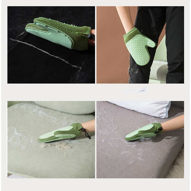 Pet Hair Removal Silicone Glove