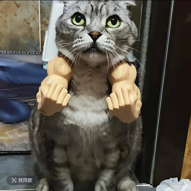 Hulk Cat Arm Pet Dog Toy Photography Prop 3D Printed Cute Funny Creative Cat Costume Backpack