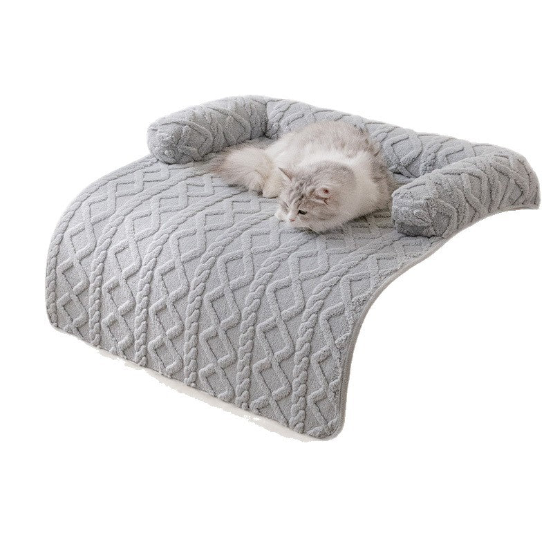 Pet Bed Mat for Dogs and Cats, New Winter Thickened Warm Non-Slip Pet Pad, Cat Bed and Dog Bed