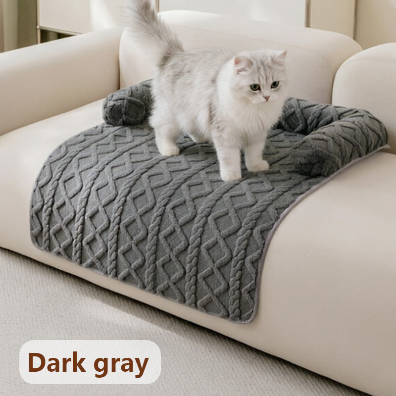 Pet Bed Mat for Dogs and Cats, New Winter Thickened Warm Non-Slip Pet Pad, Cat Bed and Dog Bed