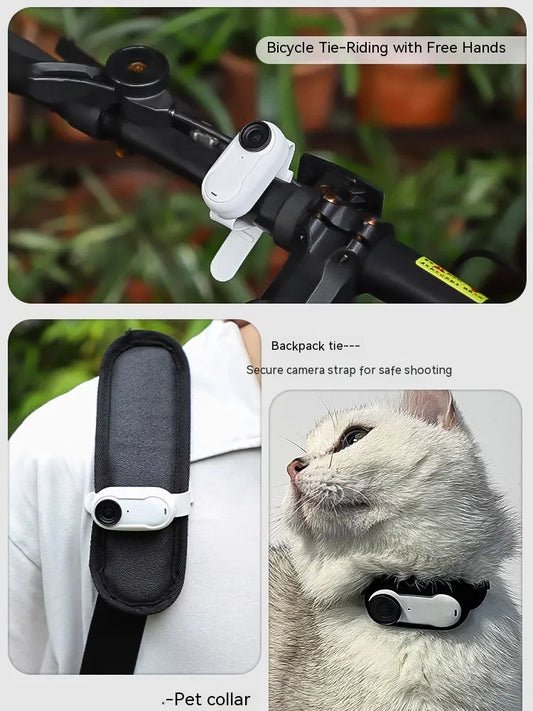 Wireless Pet Camera Collar for Cats and Dogs