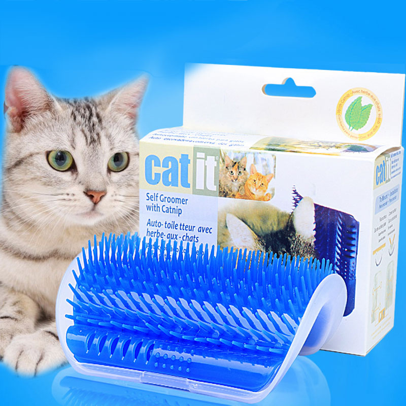 Brush For Cats Self Groomer With Catnip Included