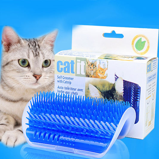 Brush For Cats Self Groomer With Catnip Included