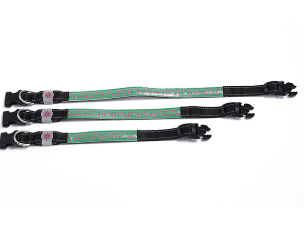 LED Pet Safety Collar with USB Rechargable Battery