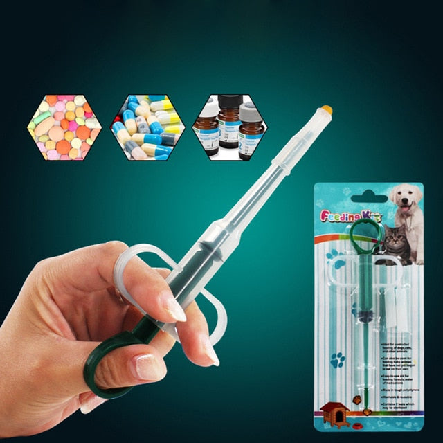Pet Oral Medicine Feeder, Easy Application Pill Syringe
