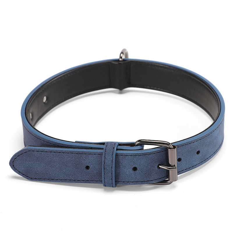 Microfiber Leather Pet ID Tag Collar