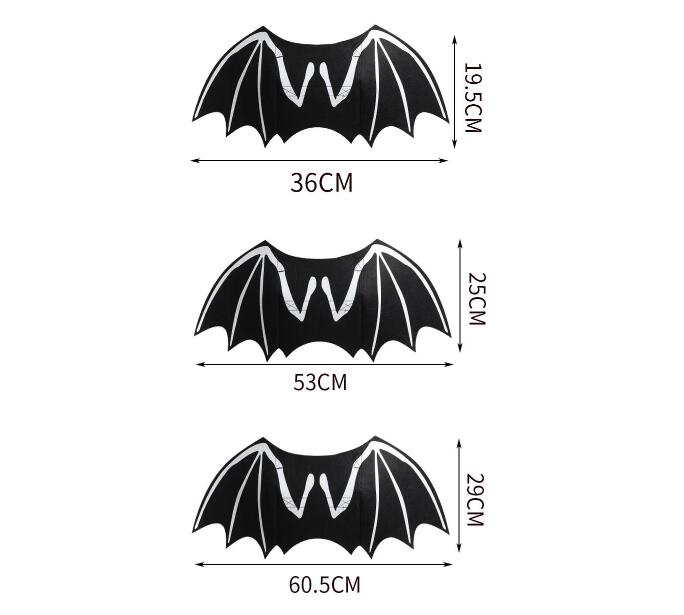 Pet Glow in the Dark Bat Wing Costume
