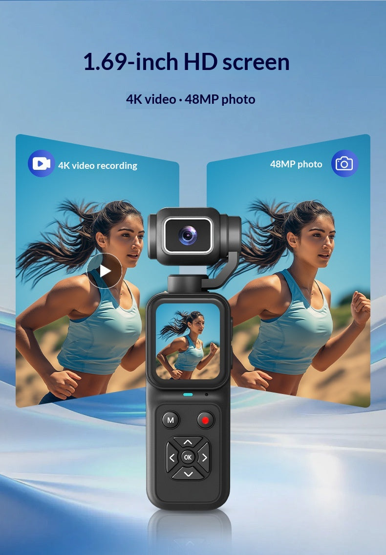 Portable Outdoor 180-Degree Flip Camera