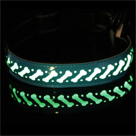 LED Pet Safety Collar with USB Rechargable Battery